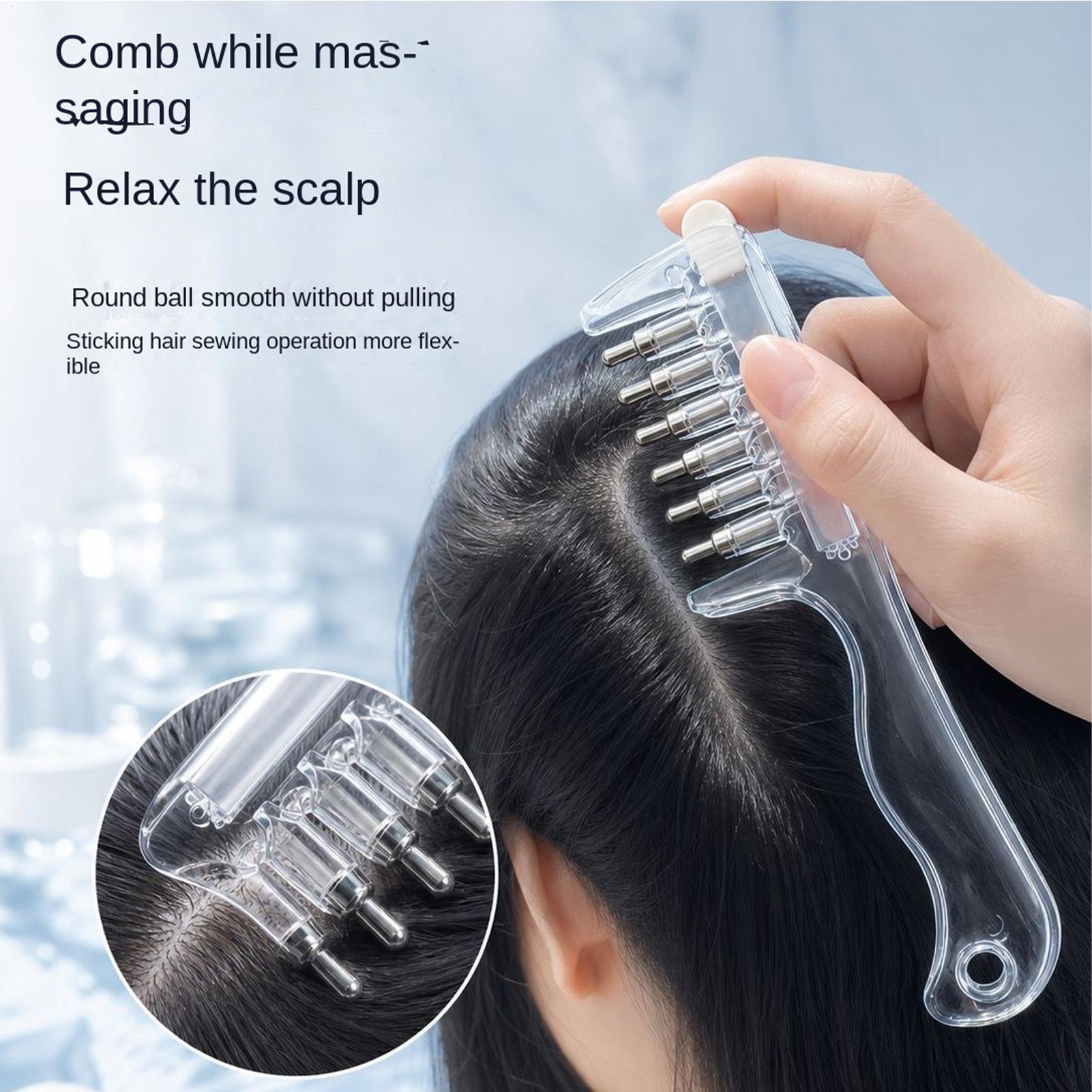 Root Stimulator Liquid - 1 pièce, peigne transparent portable pour